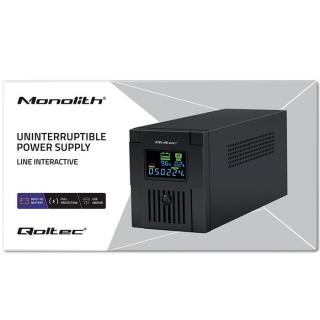 Zasilacz awaryjny UPS | Monolith | 1500VA | 900W | LCD | USB