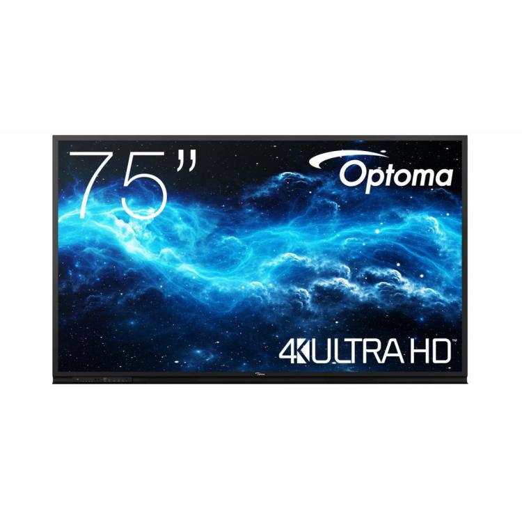 Optoma Monitor interaktywny 75 cali 3752RK INFRARED,40pkt,4K,2x20W,USB-C,WIFI+BT,Android13