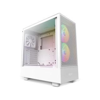 Obudowa H5 Flow RGB z oknem Biała