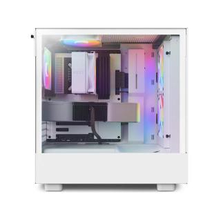 Obudowa H5 Flow RGB z oknem Biała