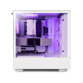 Obudowa H5 Flow RGB z oknem Biała