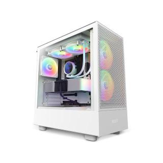 Obudowa H5 Flow RGB z oknem Biała