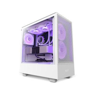 Obudowa H5 Flow RGB z oknem Biała