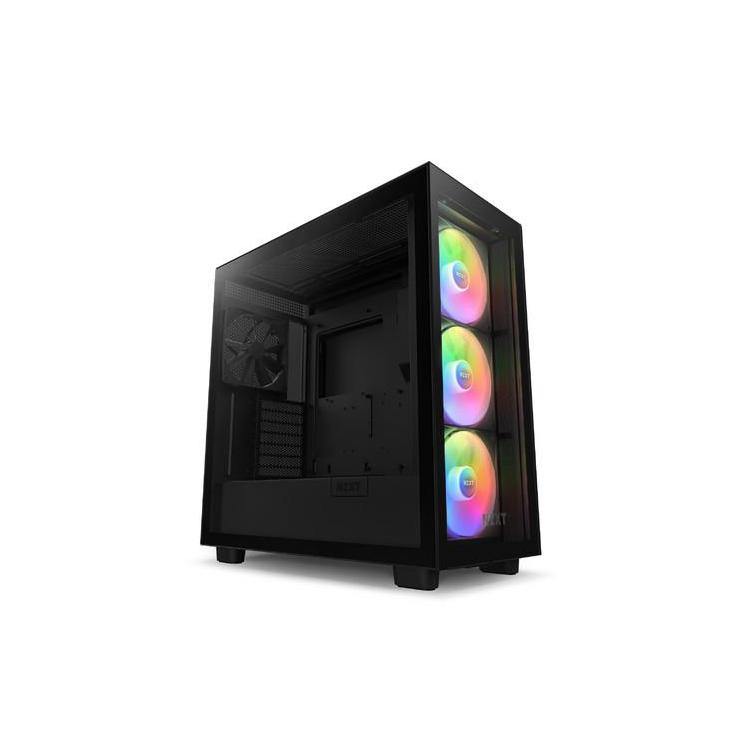 Obudowa H7 Elite RGB z oknem Czarna