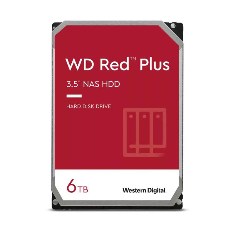 Dysk HDD WD Red Plus WD60EFPX (6 TB 3.5" 256 MB 5400 obr/min)