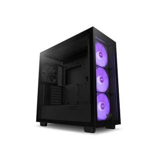 Obudowa H7 Elite RGB z oknem Czarna