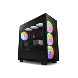 Obudowa H7 Elite RGB z oknem Czarna