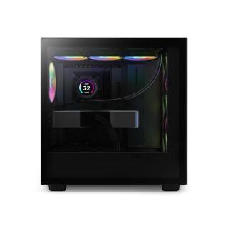 Obudowa H7 Elite RGB z oknem Czarna