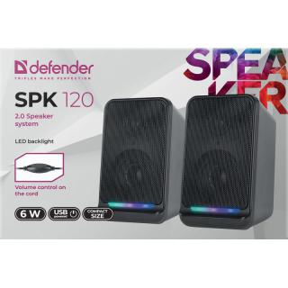 Głośniki komputerowe SPK-120 2.0 6W USB