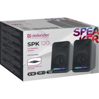 Głośniki komputerowe SPK-120 2.0 6W USB