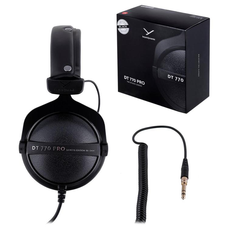 Beyerdynamic DT 770 PRO 80 OHM BLACK LIMITED EDITION - Słuchawki studyjne zamknięte