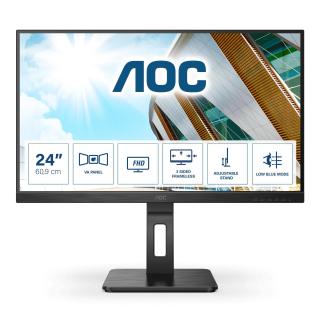 Monitor AOC 23,8" 24P2QM VGA DVI HDMI DP USB 3.0x4...