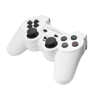 Gamepad PS2/PS3/PC USB Esperanza "Corsair" biało/czarny