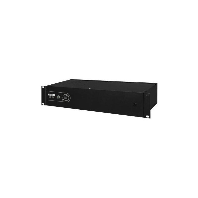 Zasilacz awaryjny Ever ECO Pro 1000VA Line-Interactive AVR 3xIEC 2xPL Sin USB rack