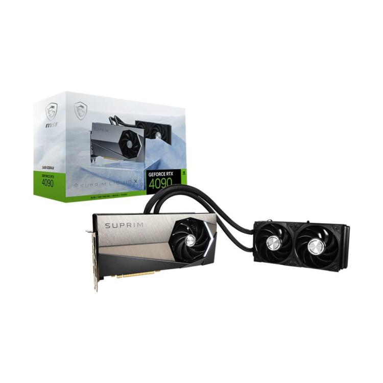 Karta graficzna GeForce RTX 4090 SUPRIM LIQUID X 24G GDDR6X 384bit 3DP/HDMI