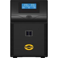 Zasilacz awaryjny UPS ORVALDI i1000 LCD USB line-interactive