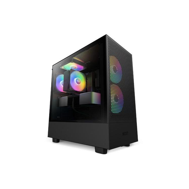 Obudowa H5 Flow RGB z oknem Czarna