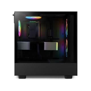 Obudowa H5 Flow RGB z oknem Czarna