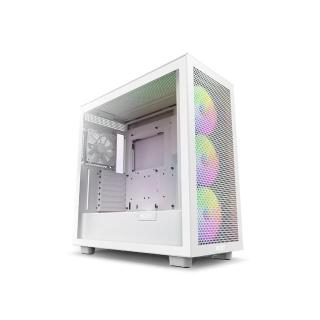 Obudowa H7 Flow RGB z oknem Biała