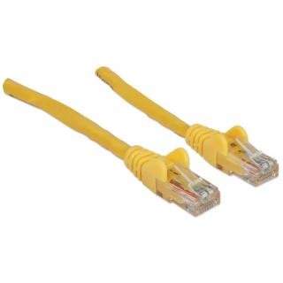 PatchCord 100% miedź Intellinet Cat.5e UTP, 5m, żółty