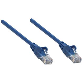 PatchCord 100% miedź Intellinet Cat.5e UTP, 7,5m, niebieski