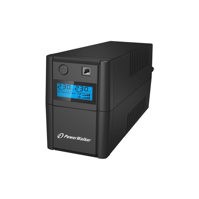 Zasilacz awaryjny UPS Power Walker Line-Interactive 650VA 2X 230V PL OUT, RJ11