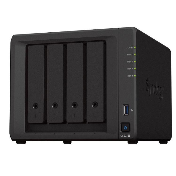 Serwer NAS DS923+ 4x0HDD 4GB R1600 2xRJ45 1xeSATA 2xUSB 3.2.1