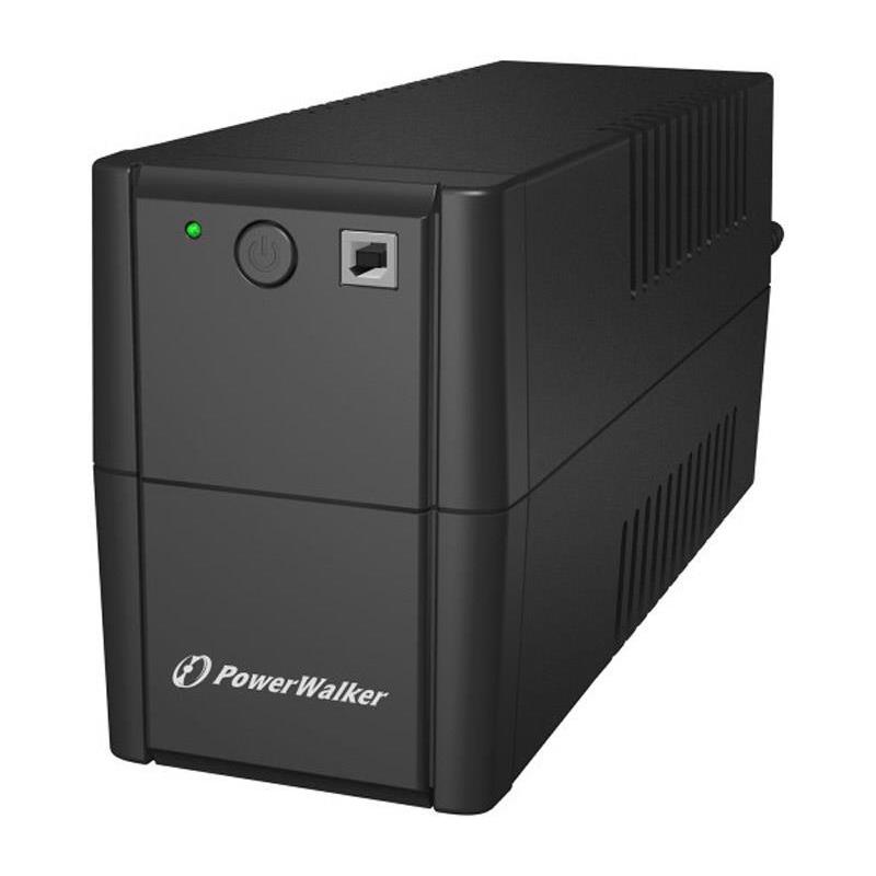 Zasilacz awaryjny UPS Power Walker Line-Interactive 650VA 2xSCHUKO RJ11 In/Out USB