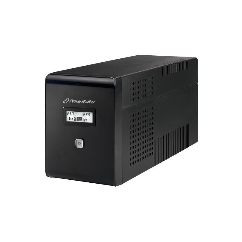 Zasilacz awaryjny UPS Power Walker Line-Interactive 1500VA 2xSCHUKO+2xIEC RJ USB LCD