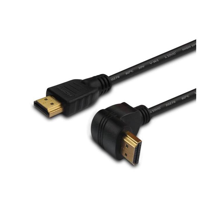 Kabel SAVIO cl-04 (HDMI M - HDMI M 1,5m kolor czarny)