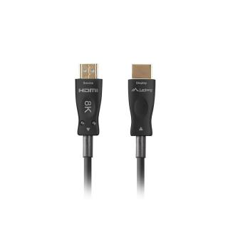 LANBERG KABEL HDMI M/M V2.1 20M 8K OPTYCZNY AOC CA-HDMI-30FB-0200-BK