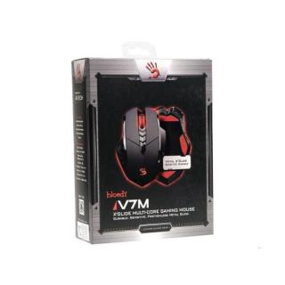 Mysz komputerowa A4 TECH Bloody V7m A4TMYS43940 (optyczna 3200 DPI kolor czarny)