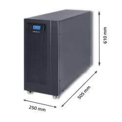 Zasilacz awaryjny UPS Qoltec | On-line | Pure Sine Wave | 10kVA | 8kW | LCD | USB