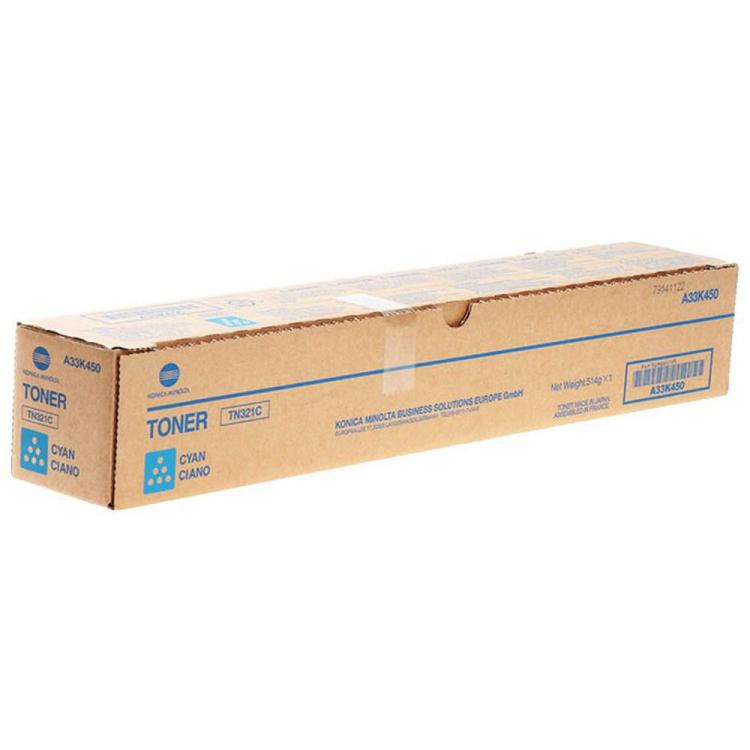 Konica-Minolta Toner TN-321 A33K450 Cyan