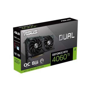 Karta VGA Asus GeForce RTX 4060 Ti DUAL-RTX4060TI-O8G OC 8GB GDDR6 128bit HDMI+3xDP PCIe4.0