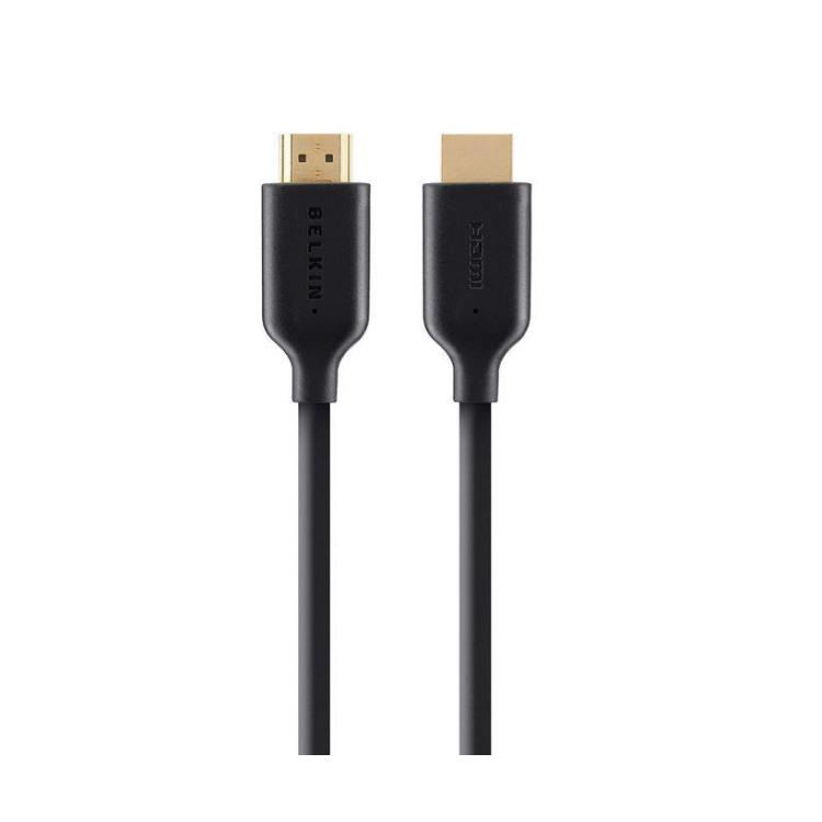 Kabel HDMI z Ethernet 2m złote złącze