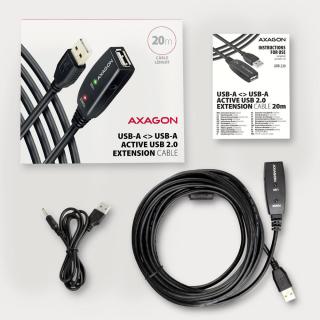 ADR-220 USB 2.0 A-M - A-F aktywny kabel przedłużacz/wzmacniacz 20m