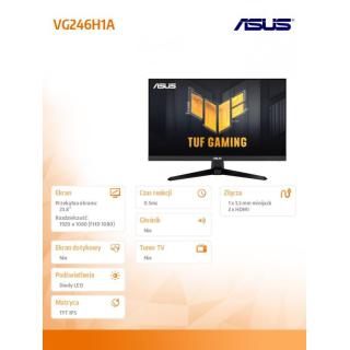 Monitor 24 cale VG246H1A IPS BK/0.5MS/EU/HDMI/100Hz