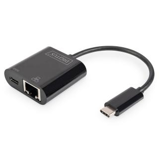 Karta sieciowa DIGITUS przewodowa USB 3.0 Typ C do RJ45...