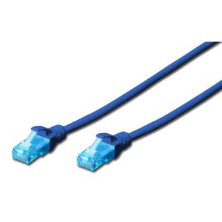 Patchcord DIGITUS UTP kat. 5e 25m PVC niebieski