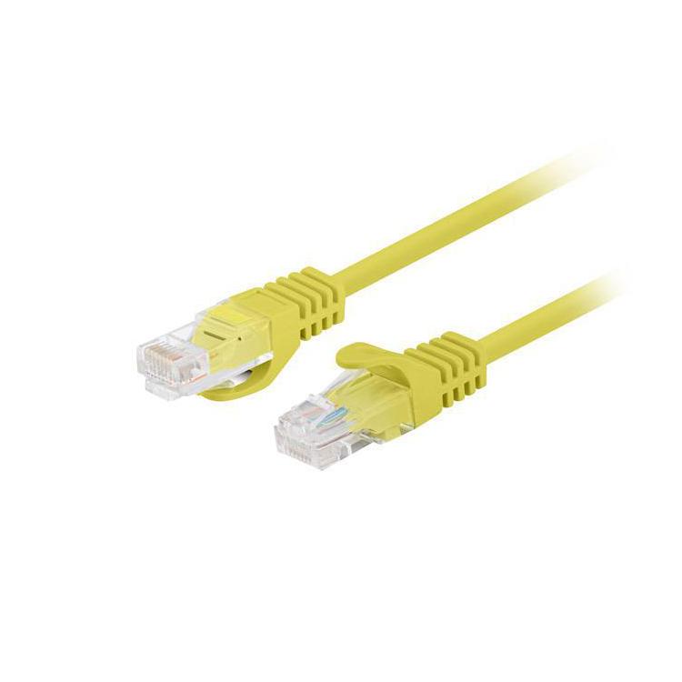 Patchcord Lanberg UTP kat.6 3m żółty 10-Pack