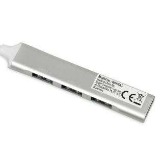 HUB 4-PORTOWY USB3.0 + USB 2.0, SLIM