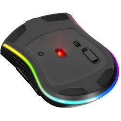 Mysz bezprzewodowa Defender WARLOCK GM-709L optyczna 2400dpi czarna RGB AKUMULATOR 8 przycisków Gaming