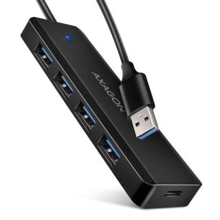 HUE-C1A 4-portowy hub USB 5Gbps Travel, USB-C power IN,...