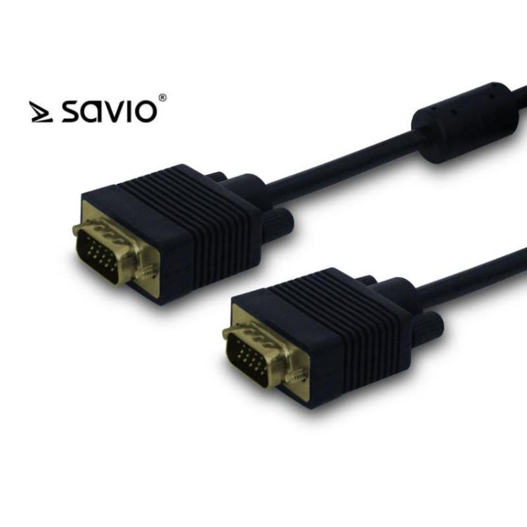 Kabel VGA M - VGA M 1.8m, SAVIO CL-29 10 sztuk