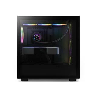 Obudowa H7 Flow RGB z oknem Czarna