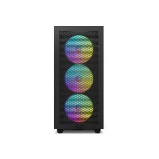 Obudowa H7 Flow RGB z oknem Czarna