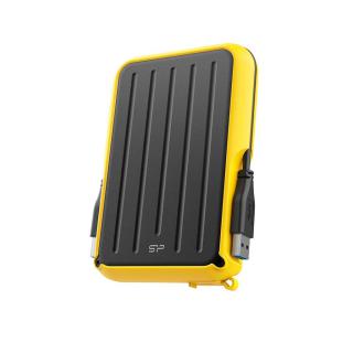 Dysk zewnętrzny HDD Silicon Power Armor A66 (4TB 2,5" USB 3.2 Yellow SP040TBPHD66LS3Y)