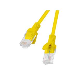 Patchcord UTP Lanberg PCU5-10CC-0100-Y (RJ45 - RJ45 1m...