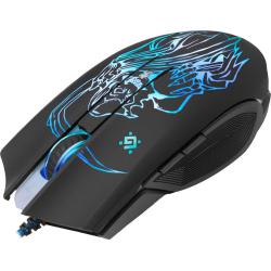 Mysz przewodowa Defender GHOST GM-190L 3200dpi 6P + podkładka Gaming + GRA